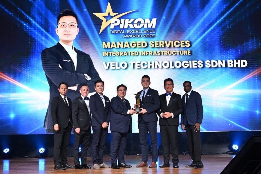 Velo Technologies won PIKOM Digital Excellence Award 2025 for Managed Services: Integrated Infrastructure. Award ceremony on 10th September 2025 at the Sunway Resort Hotel, Petaling Jaya, Malaysia.